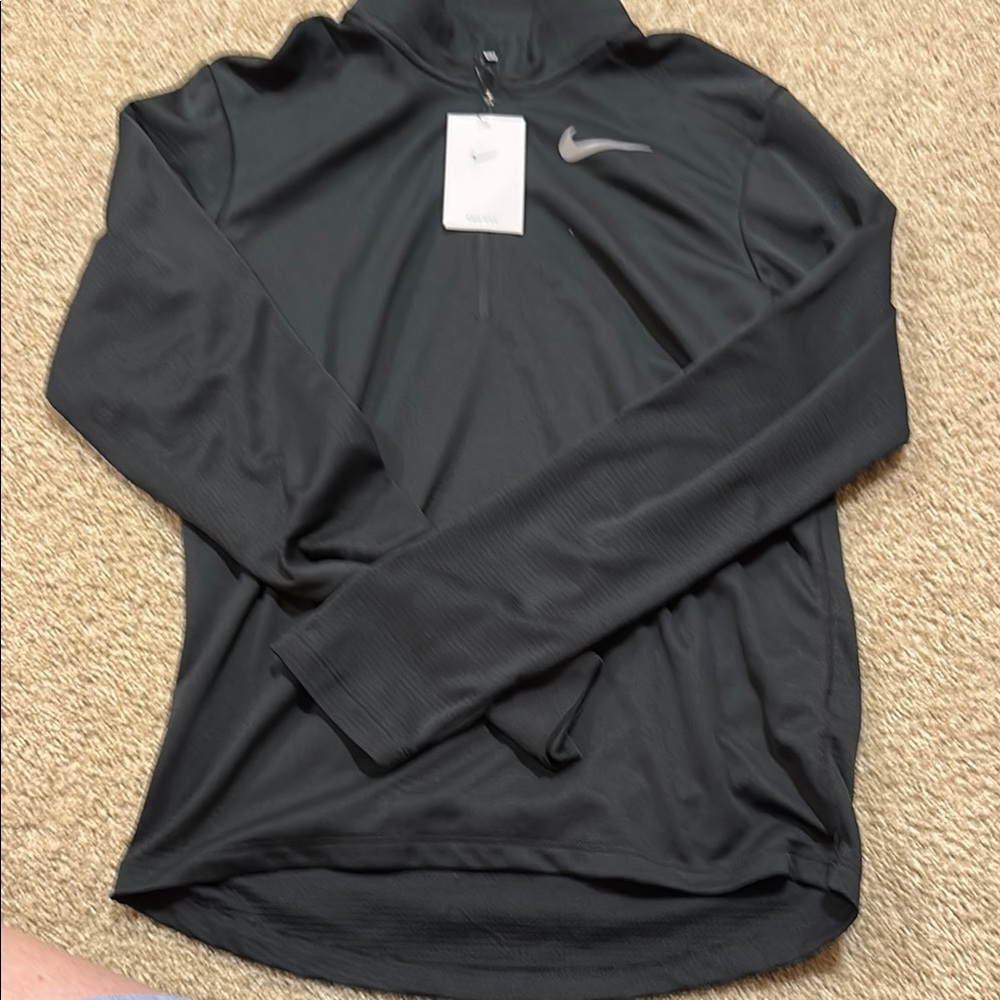 Nike Black Quarter-Zip Top
